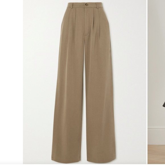 Reformation Mason Pant in Khaki - Picture 5 of 6